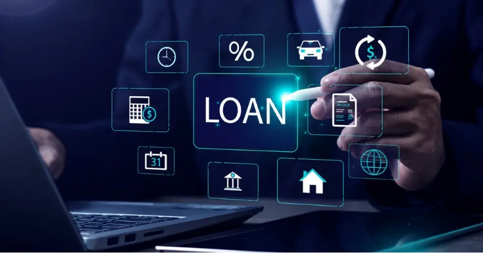 Digital LRBA loan finance concept