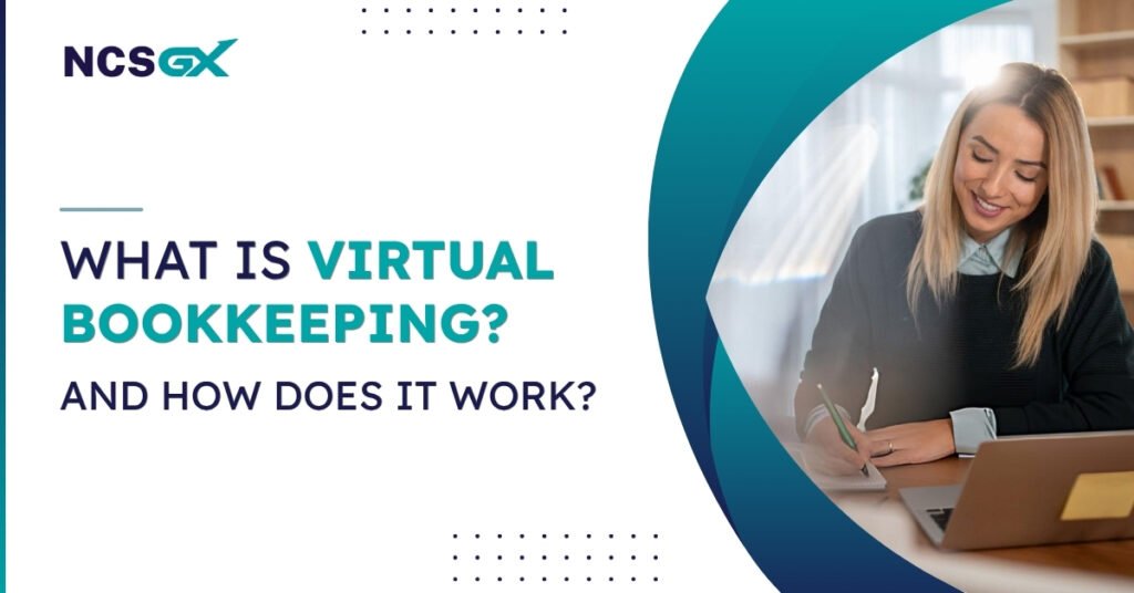 What is virtual bookkeeping and how does it work illustration.