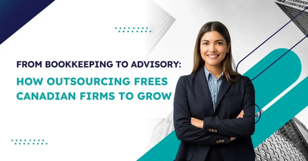 Accounting professional representing firm growth through outsourced bookkeeping services.
