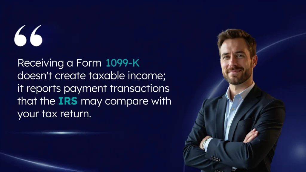 1099-K reporting and tax return reminder