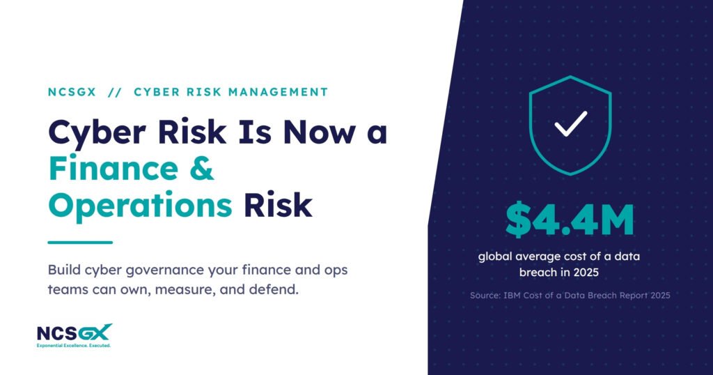 Cyber risk for finance and operations teams
